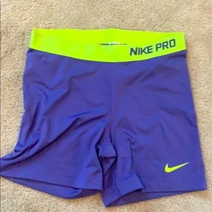 Nike pro shorts